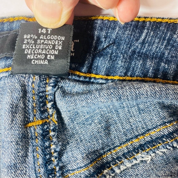 A.N.A Stretch Denim Mermaid Maxi Skirt 14T - Picture 4 of 8